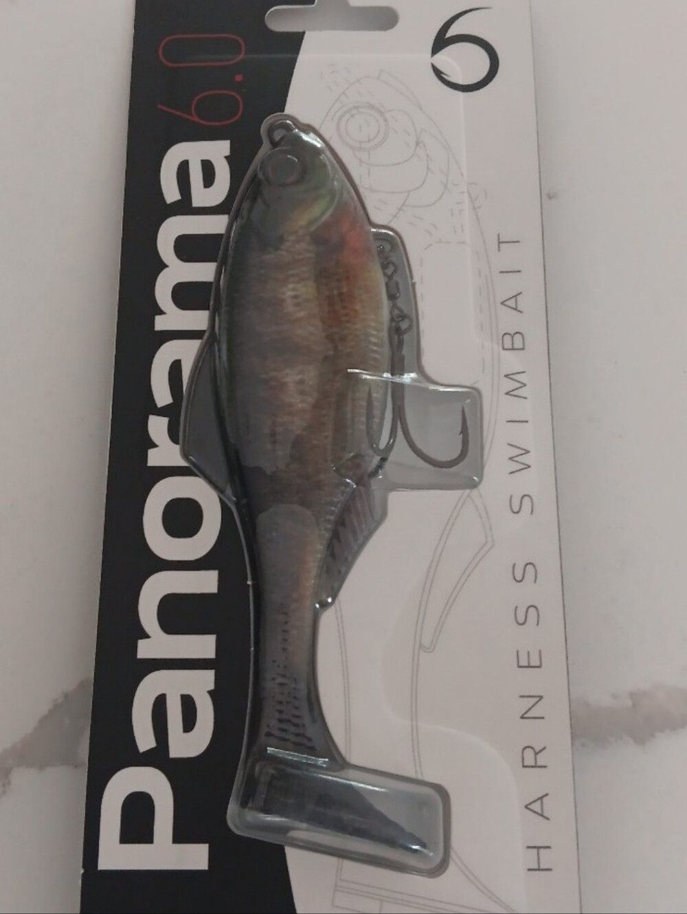 6th Sense Unreleased Panorama 6.0 Harness Swimbait Live Bluegill Fishing LureNIP
